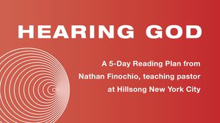 Hearing God Matthew 14:22-36 New Century Version
