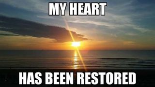 My Heart Has Been Restored Genesis 43:30 New Living Translation