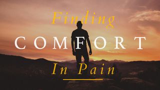 Finding Comfort In Pain 1 Peter 2:21-25 The Message