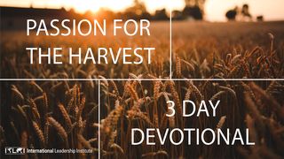 Passion For The Harvest Matthew 7:7 New King James Version