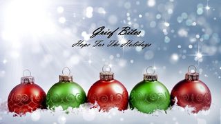 Grief Bites: Hope for the Holidays Lamentations 3:21-23 English Standard Version 2016