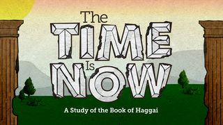 The Time Is Now Haggai 1:12-15 Amplified Bible