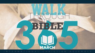 Walk Through The Bible 365 - March John 7:32-53 The Passion Translation