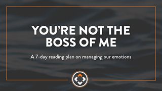 You're Not the Boss of Me Matthew 15:1-20 American Standard Version