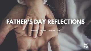 Father's Day Reflections Salmos 139:16 Nueva Traducción Viviente