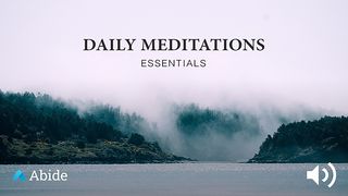 Daily Meditations: Essentials I Timothy 2:1-3 New King James Version
