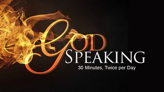 God Speaking - 16 Day Plan Acts 11:25-26 The Message