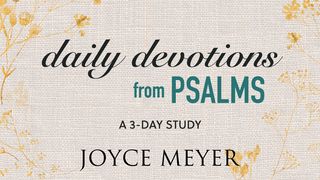 Daily Devotions From Psalms Psalms 1:1 New International Version