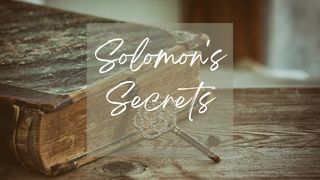 Solomon's Secrets 1 Kings 3:5 New International Version