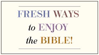 Fresh Ways to Enjoy Your Bible 2 Timothy 3:14-17 The Message