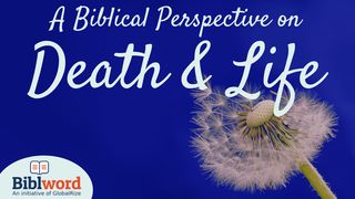 A Biblical Perspective on Death and Life John 11:45-57 The Passion Translation