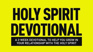 Holy Spirit Devotional Mateo 3:3 Nueva Traducción Viviente