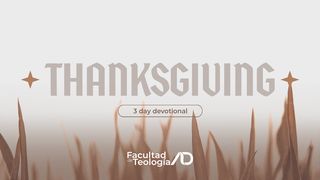 Thanksgiving Philippians 2:5-8 Amplified Bible