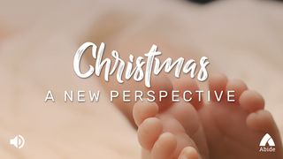 Christmas: A New Perspective Luke 1:1-25 New King James Version