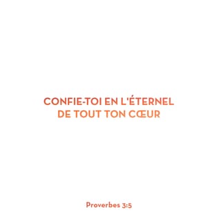 Proverbes 3:5-6 PDV2017