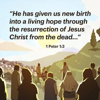 1 Peter 1:3-4 - Blessed be the God and Father of our Lord Jesus Christ! According to his great mercy, he has caused us to be born again to a living hope through the resurrection of Jesus Christ from the dead, to an inheritance that is imperishable, undefiled, and unfading, kept in heaven for you