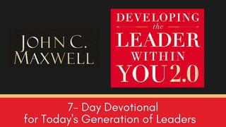  7- Day Devotional, Developing The Leader Within You 2.0  1 Timoteo 4:12 Nueva Traducción Viviente