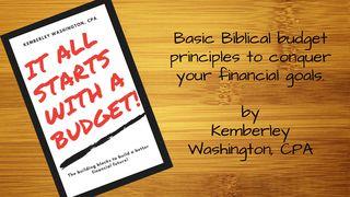 It All Starts With A Budget! Přísloví 9:10 Bible 21