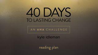 40 Days To Lasting Change By Kyle Idleman SPREUKE 12:15 Afrikaans 1983