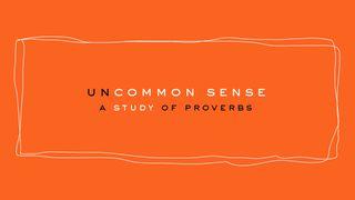 Uncommon Sense | A Study Of Proverbs : A 5-Day Study Spreuke 2:2-6 Die Boodskap