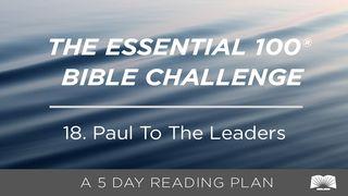 The Essential 100® Bible Challenge–18–Paul To The Leaders 2 Timoteo 2:3-7 Nueva Traducción Viviente