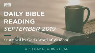 Daily Bible Reading — Sustained By God’s Word Of Wisdom Salmos 37:1-40 Nueva Traducción Viviente