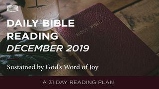 Daily Bible Reading — Sustained by God’s Word of Joy Matthew 24:29-51 New Living Translation