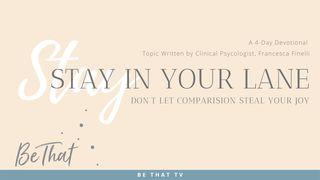 Stay in Your Lane Romanos 12:10 Nueva Traducción Viviente