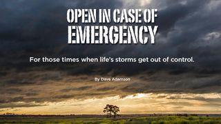 Open In Case Of Emergency  Mark 6:45-56 New King James Version