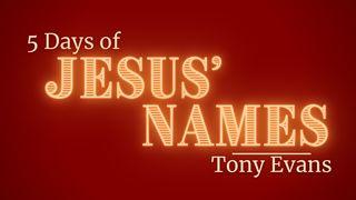 Five Days of Jesus’ Names Hebrews 4:14-16 New Living Translation