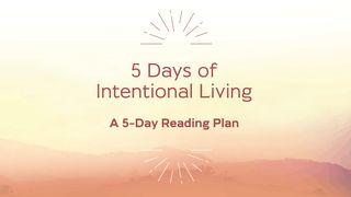 Finding Rest and Hope Through Intentional Living Genesis 22:1-14 New International Version