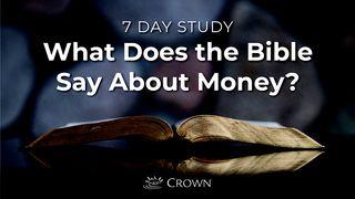 What Does the Bible Say About Money? Mark 12:41-44 New Living Translation