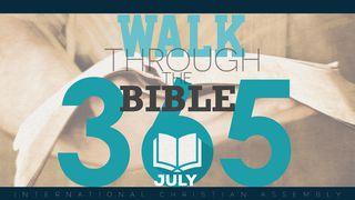 Walk Through The Bible 365 - July Salmos 25:8-12 Nueva Traducción Viviente