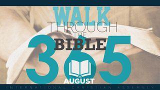 Walk Through The Bible 365 - August Salmos 31:24 Nueva Traducción Viviente