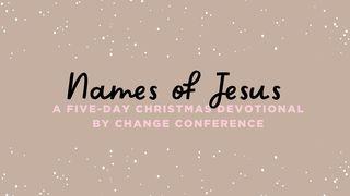 Names of Jesus by Change Conference John 10:11-18 New Living Translation