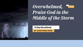 Overwhelmed, Praise God in the Middle of the Storm Colossians 3:23-24 New Living Translation