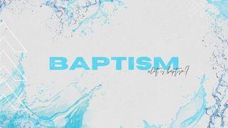 Baptism John 20:19-31 New International Version