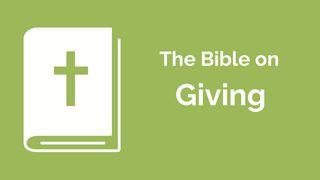 Financial Discipleship - The Bible on Giving Proverbs 11:24-28 New International Version