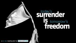 Today's Surrender Is Tomorrow's Freedom John 21:9 New Living Translation