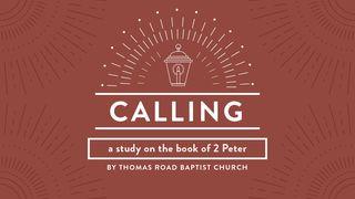 Calling: A Study in 2 Peter 2 Peter 1:3 New Living Translation