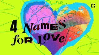 4 Names for Love 1 Juan 3:16-20 Nueva Traducción Viviente