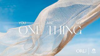 You Are My One Thing Matthew 19:16-30 The Passion Translation