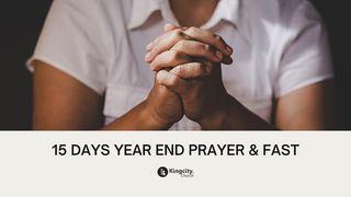 15 Days Year End Prayer and Fast Zechariah 4:1-10 New Living Translation