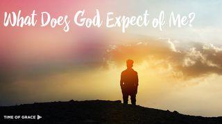What Does God Expect Of Me? 2 Corintios 5:14-20 Nueva Traducción Viviente