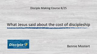 What Jesus Said About the Cost of Discipleship John 16:1-15 New King James Version
