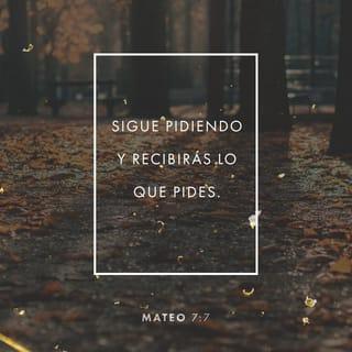 S. Mateo 7:7-29 RVR1960