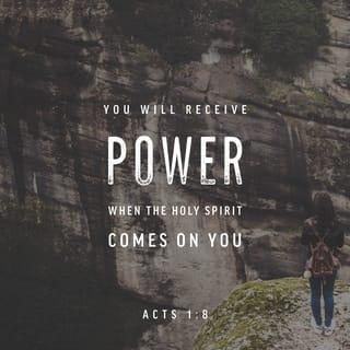 Acts 1:8 NCV
