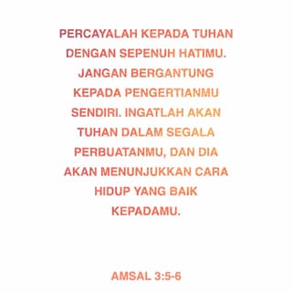 AMSAL 3:5-6 BM