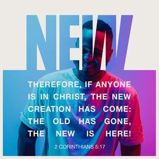 2 Corinthians 5:17-21 - This means that anyone who belongs to Christ has become a new person. The old life is gone; a new life has begun!
And all of this is a gift from God, who brought us back to himself through Christ. And God has given us this task of reconciling people to him. For God was in Christ, reconciling the world to himself, no longer counting people’s sins against them. And he gave us this wonderful message of reconciliation. So we are Christ’s ambassadors; God is making his appeal through us. We speak for Christ when we plead, “Come back to God!” For God made Christ, who never sinned, to be the offering for our sin, so that we could be made right with God through Christ.