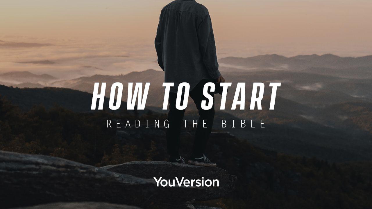 Hoe om die Bybel te begin Lees